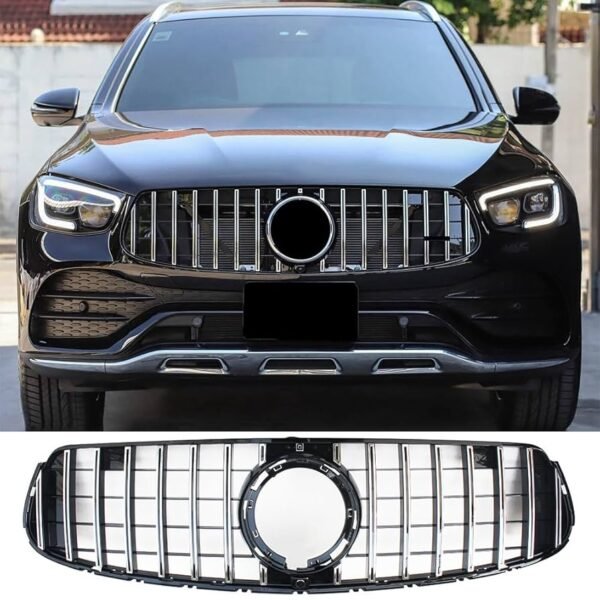 MERCEDES GLC-CLASS W253 / C253 GRILL GT CHROME / BLACK 2020-2023