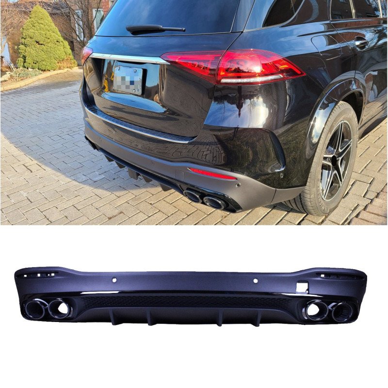 diffuser-compatible-with-mercedes-gle-w167-2019-with-double-black-round-exhaust-tips
